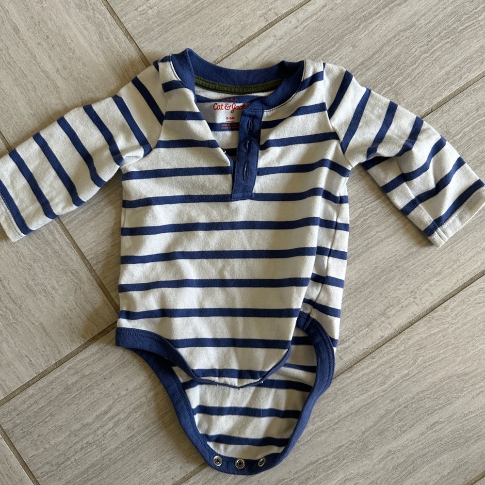 Striped onesie